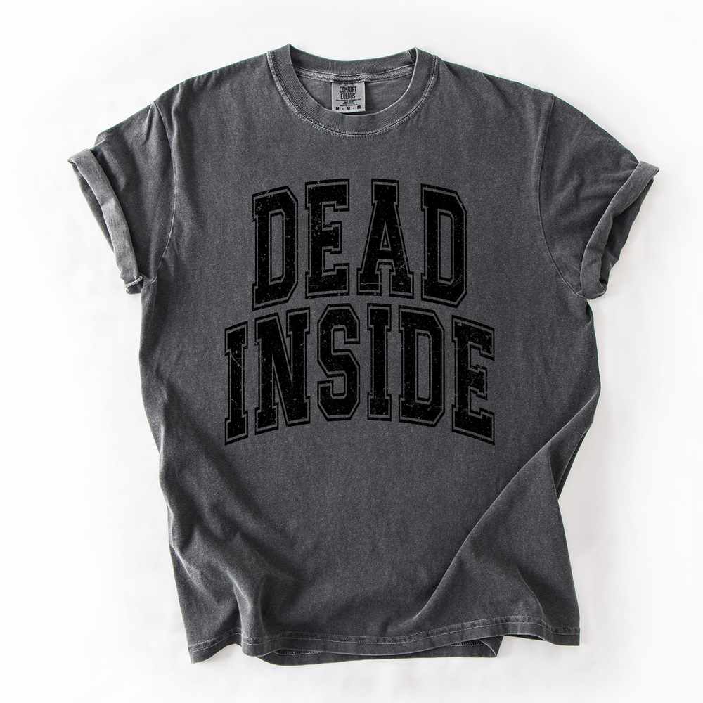 Dead Inside Mood Halloween Vibes Spooky Season Edition Premium Comfort Colors Tee
