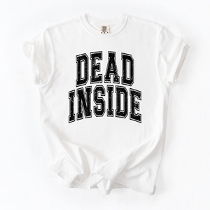 Dead Inside Mood Halloween Vibes Spooky Season Edition Premium Comfort Colors Tee — view 9