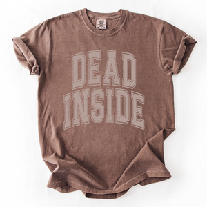 Dead Inside Mood Halloween Vibes Spooky Season Edition Premium Comfort Colors Tee — view 10