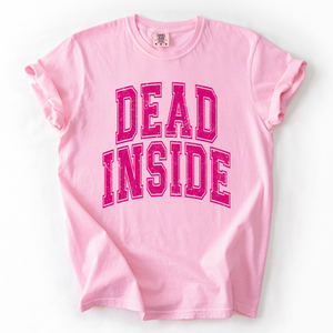 Dead Inside Mood Halloween Vibes Spooky Season Edition Premium Comfort Colors Tee — view 2