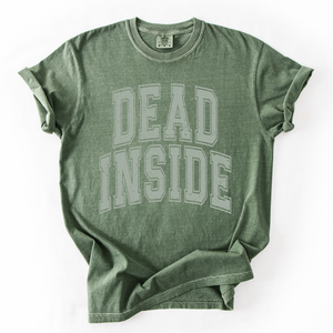 Dead Inside Mood Halloween Vibes Spooky Season Edition Premium Comfort Colors Tee — view 8