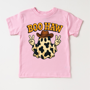 Boo How Cowboy Ghost Halloween Shirt - Western Halloween Tee — view 3