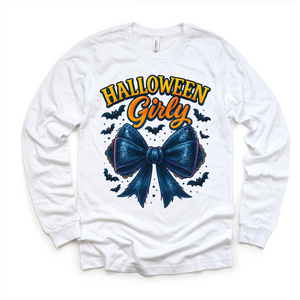 Halloween Girly Bows and Bats Shirt - Halloween Tee — view 4