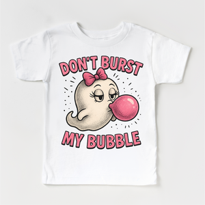 Don't Burst My Bubble Ghost Halloween Shirt - Halloween Tee — view 2