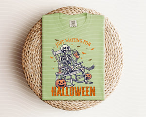 Just Waiting for Halloween Graphic Tee — view 1