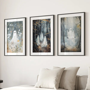 Halloween Ghost Print Trendy Gothic Home Decor — view 2