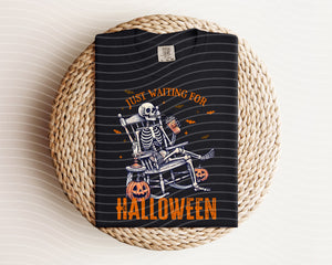 Just Waiting for Halloween Graphic Tee — view 2