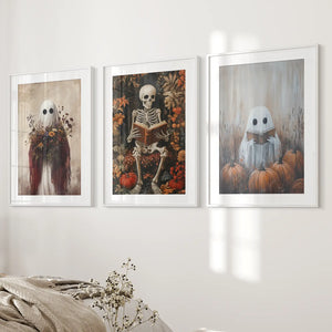 Halloween Skeleton Wall Art Decorations Posters — view 5