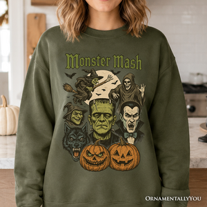 Monster Mash Classic Sweatshirt, Halloween Monsters Sweater for The Spooky Season — view 1