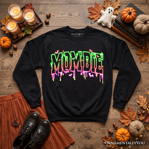 Mombie Halloween Sweatshirt, Funny Sweater for Spooky Moms — view 6