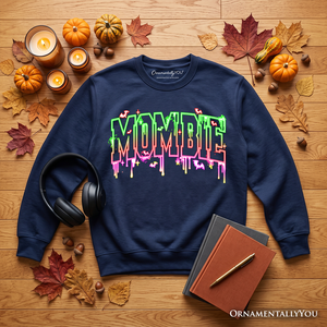 Mombie Halloween Sweatshirt, Funny Sweater for Spooky Moms — view 7