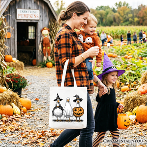 Haunting Honkers Goose Tote Bag, Funny Halloween Costumes Gift Shopper — view 8