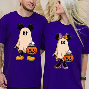 Ghost Couple Halloween Shirts | Spooky Tee | Cute Fall Matching Shirt — view 2