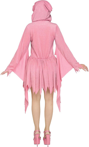 Ghost Face Adult Pink Glitter Costume — view 2