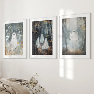 Halloween Ghost Print Trendy Gothic Home Decor — view 3