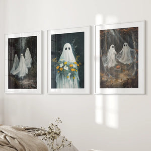 Halloween Ghosts in the Forest Wall Art Prints — view 4
