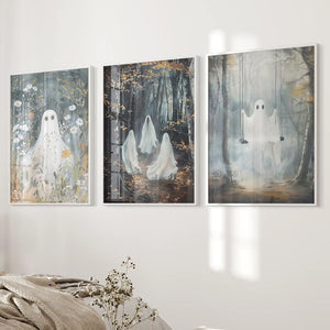 Halloween Ghost Print Trendy Gothic Home Decor — view 4