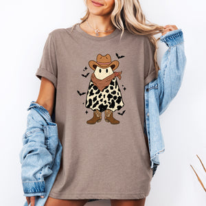 Halloween Ghost Cowboy Western Frontier Spirit Vintage Edition Collectible Graphic Tee — view 1
