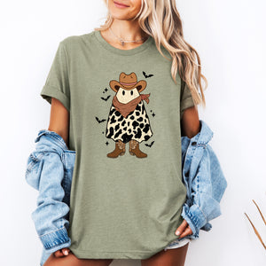 Halloween Ghost Cowboy Western Frontier Spirit Vintage Edition Collectible Graphic Tee — view 2