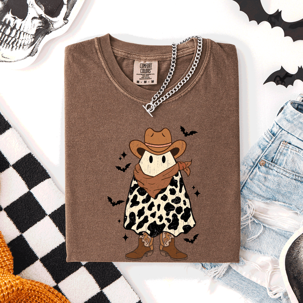 Halloween Ghost Cowboy Western Country Rodeo Night Edition Vintage Limited Edition Comfort Colors Tee