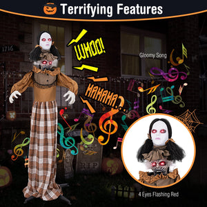 Halloween Animatronic Haunted Woman with Pop Up Head and Control Button — view 8