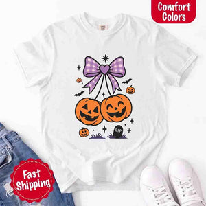 Halloween Cherries Comfort Colors Shirt – Trendy Pumpkin Tee — view 20