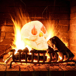 Halloween Fire Pit Skull Halloween Decoration — view 1