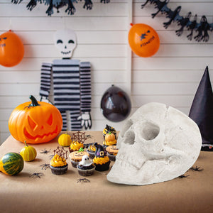 Halloween Fire Pit Skull Halloween Decoration — view 2