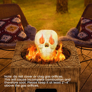 Halloween Fire Pit Skull Halloween Decoration — view 6