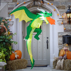 5 Feet Hanging Halloween Inflatable Dragon — view 2