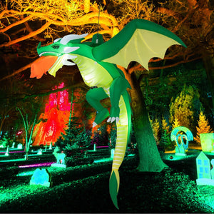 5 Feet Hanging Halloween Inflatable Dragon — view 5