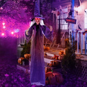 Hanging Halloween Decoration with Pre-Recorded Phrases — view 2