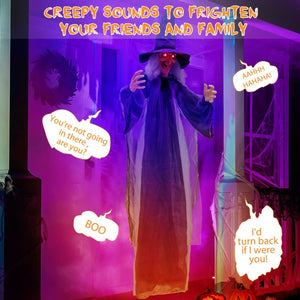 Hanging Halloween Decoration with Pre-Recorded Phrases — view 8