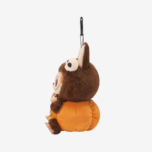Happy Halloween Party Series-Sitting Pumpkin Vinyl Plush Pendant — view 2