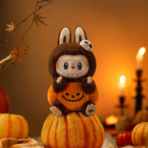Happy Halloween Party Series-Sitting Pumpkin Vinyl Plush Pendant — view 4