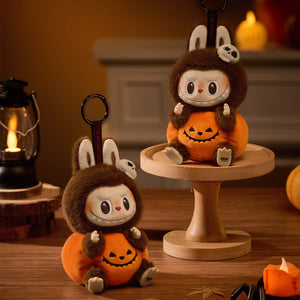Happy Halloween Party Series-Sitting Pumpkin Vinyl Plush Pendant — view 5