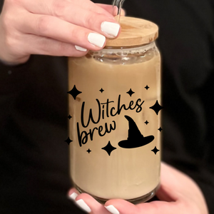 Here for the Boos Halloween Snowglobe Glitter Iced Coffee Cup — view 4
