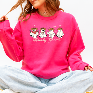 Howdy Ghouls, Cowboy Ghosts, Western, Halloween Sweatshirt — view 9