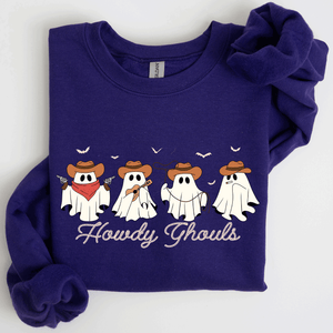 Howdy Ghouls, Cowboy Ghosts, Western, Halloween Sweatshirt — view 10