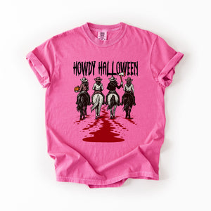 Howdy Halloween, Cowgirls, Western, Spooky Limited Edition Collection Comfort Colors Tee — view 6