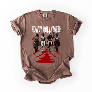 Howdy Halloween, Cowgirls, Western, Spooky Limited Edition Collection Comfort Colors Tee — view 9