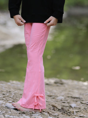 Halloween Black Top + Pink Bell Bottoms — view 7