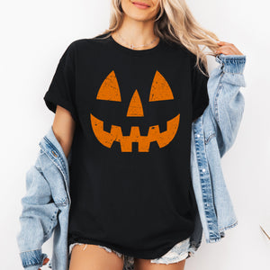Jack-O-Lantern Cute Halloween Pumpkin Face With Friendly Smile And Spooky Charm Graphic Tee — view 1