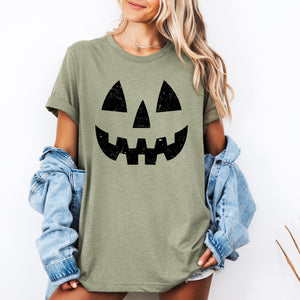 Jack-O-Lantern Cute Halloween Pumpkin Face With Friendly Smile And Spooky Charm Graphic Tee — view 4
