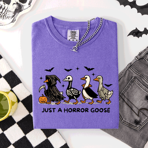 Just A Horror Goose Halloween Spooky Cute Edition Exclusive Limited Comfort Colors Tee — view 8