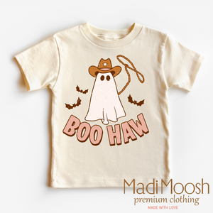 Boo Haw Ghost Shirt - Cowboy Halloween Shirt — view 1