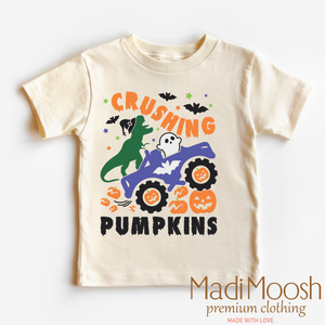 Cushing Pumpkins Shirt - Monster Truck Halloween Shirt — view 1