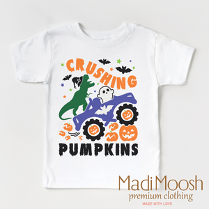 Cushing Pumpkins Shirt - Monster Truck Halloween Shirt — view 2