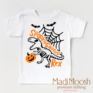 Spookysauras Dinosaur Shirt - Halloween Shirt — view 2