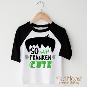 So Franken Cute Shirt - Halloween Shirt — view 4